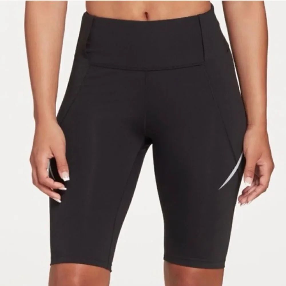 Calia Carrie Underwood black reflective bike short snall